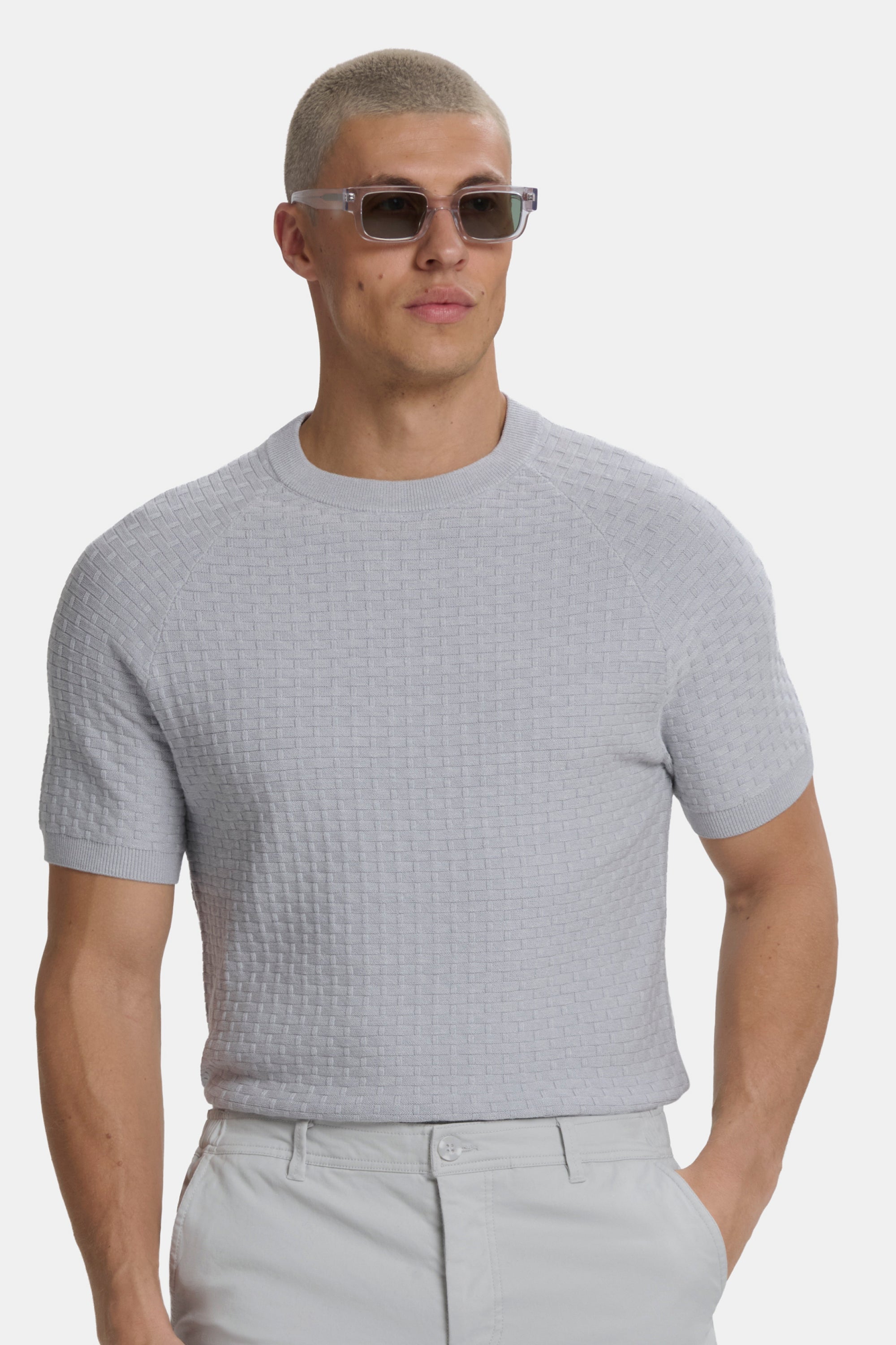 Camisa de Punto Texturizado