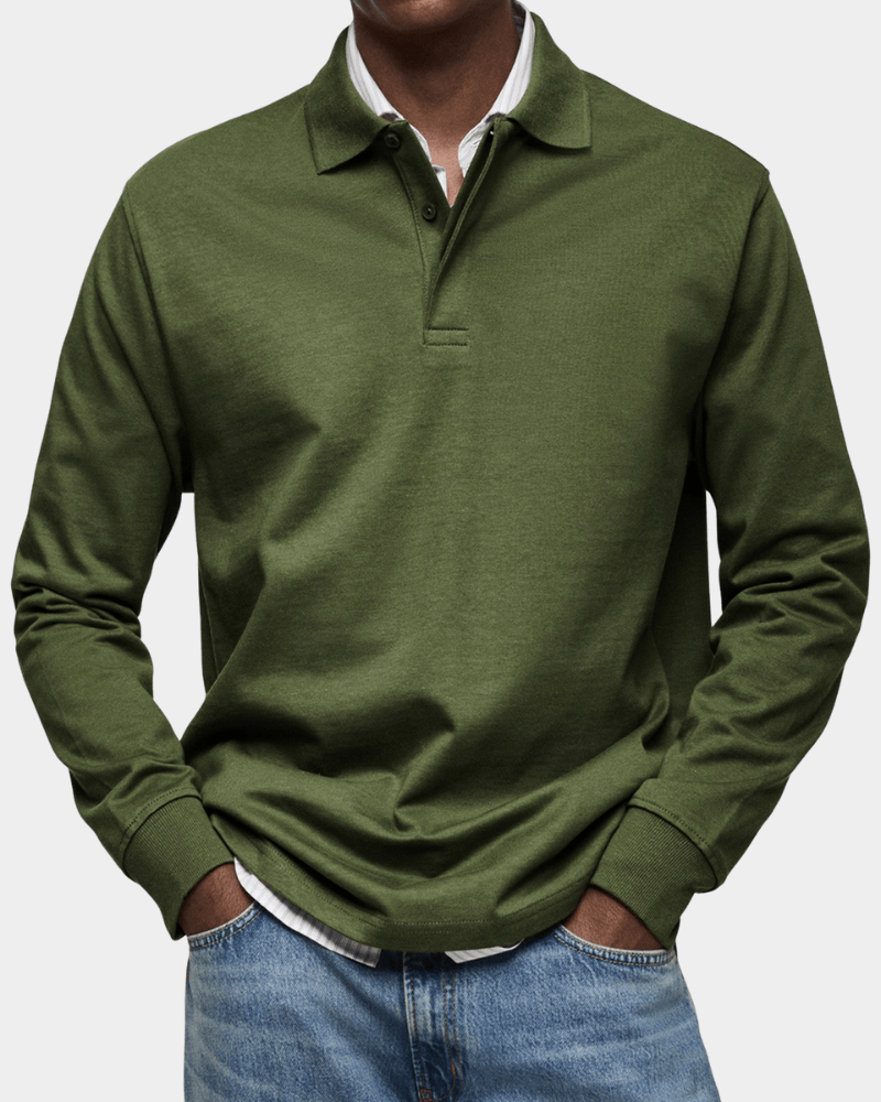 Polo de manga larga