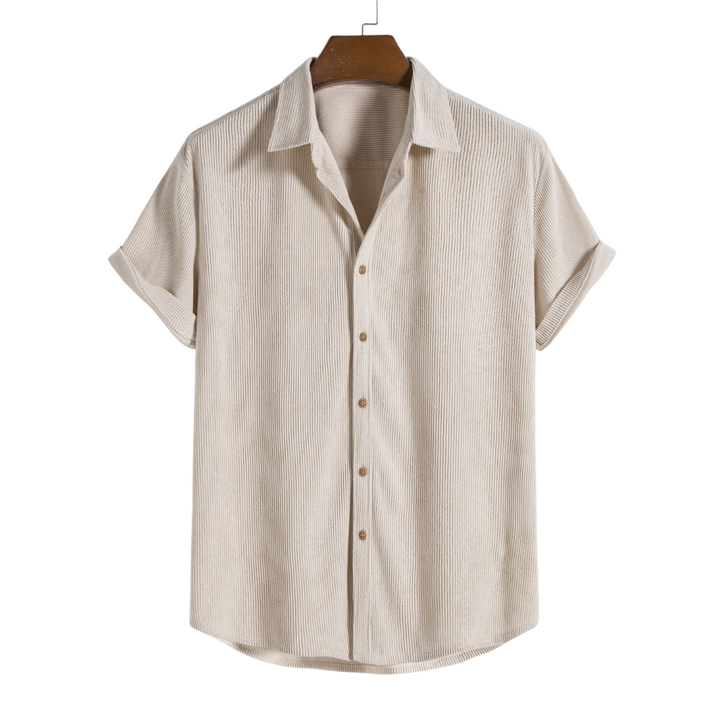 Camisa con botones de manga corta