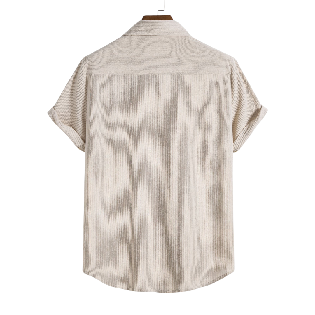 Camisa con botones de manga corta