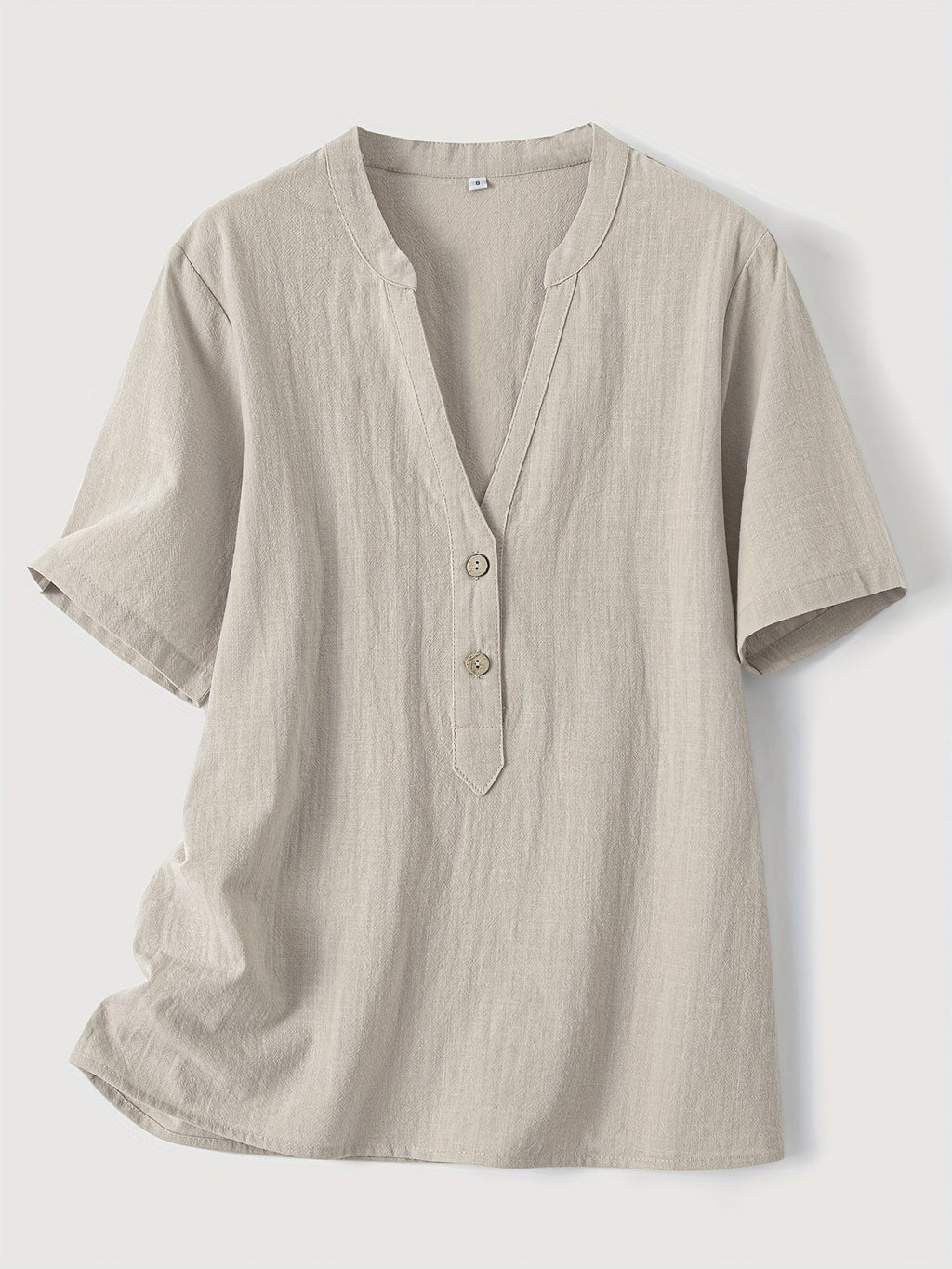 Elegante blusa con cuello en V