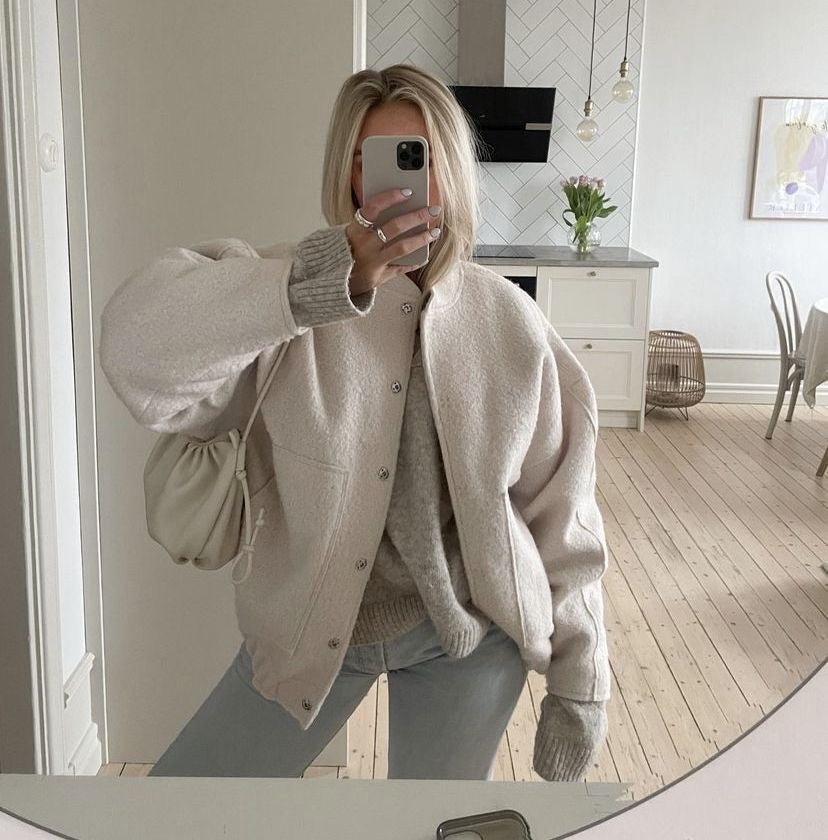 Chaqueta bomber oversize