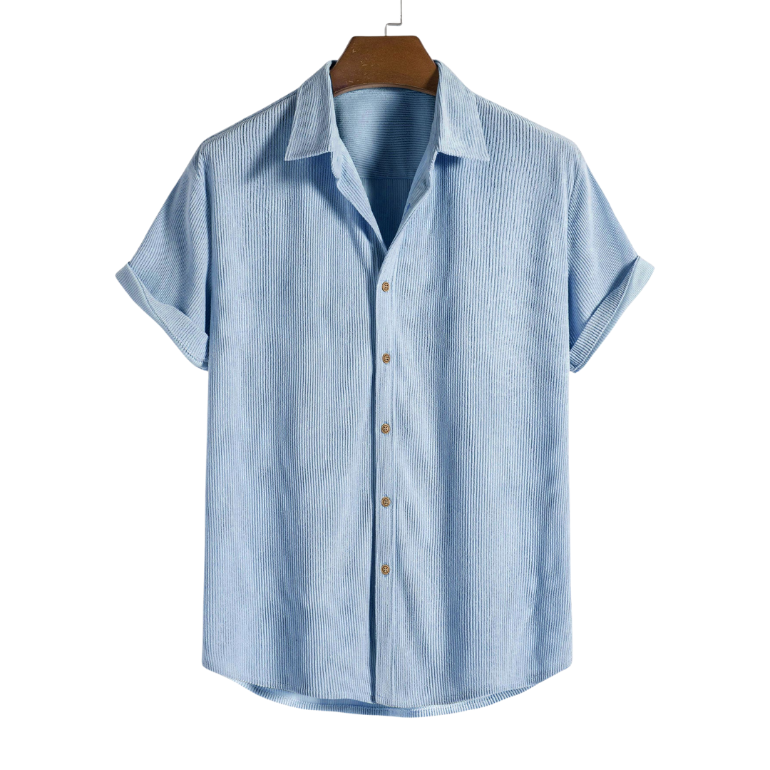 Camisa con botones de manga corta