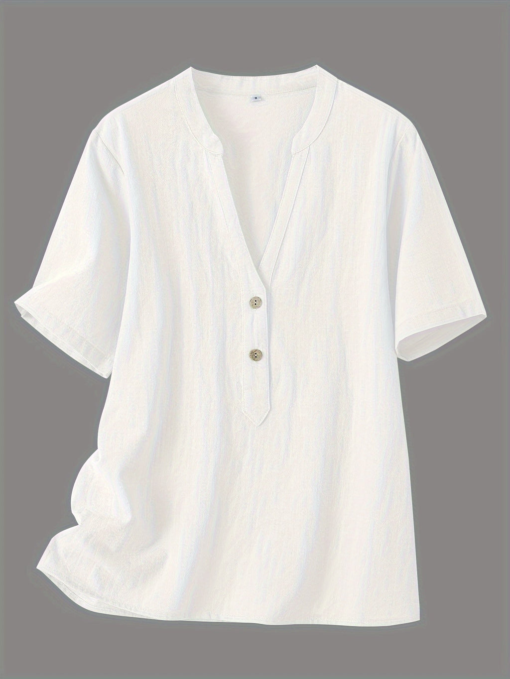 Elegante blusa con cuello en V