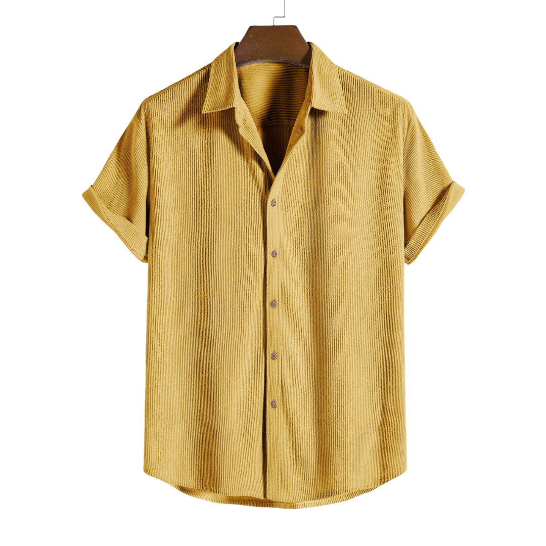 Camisa con botones de manga corta