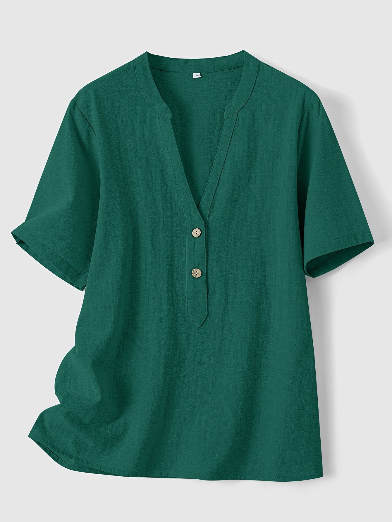 Elegante blusa con cuello en V