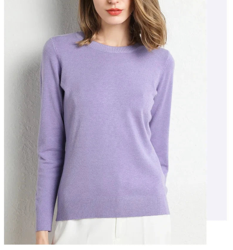 Jersey de lana sencillo