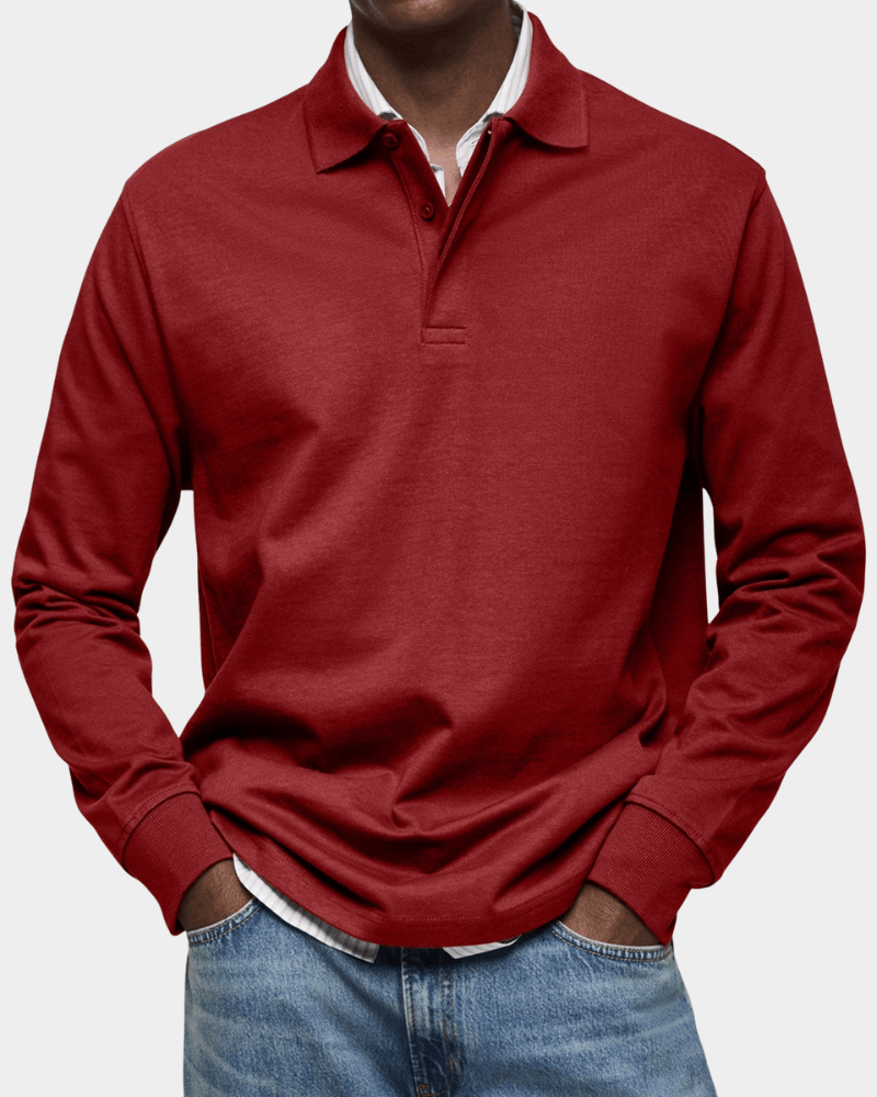 Polo de manga larga