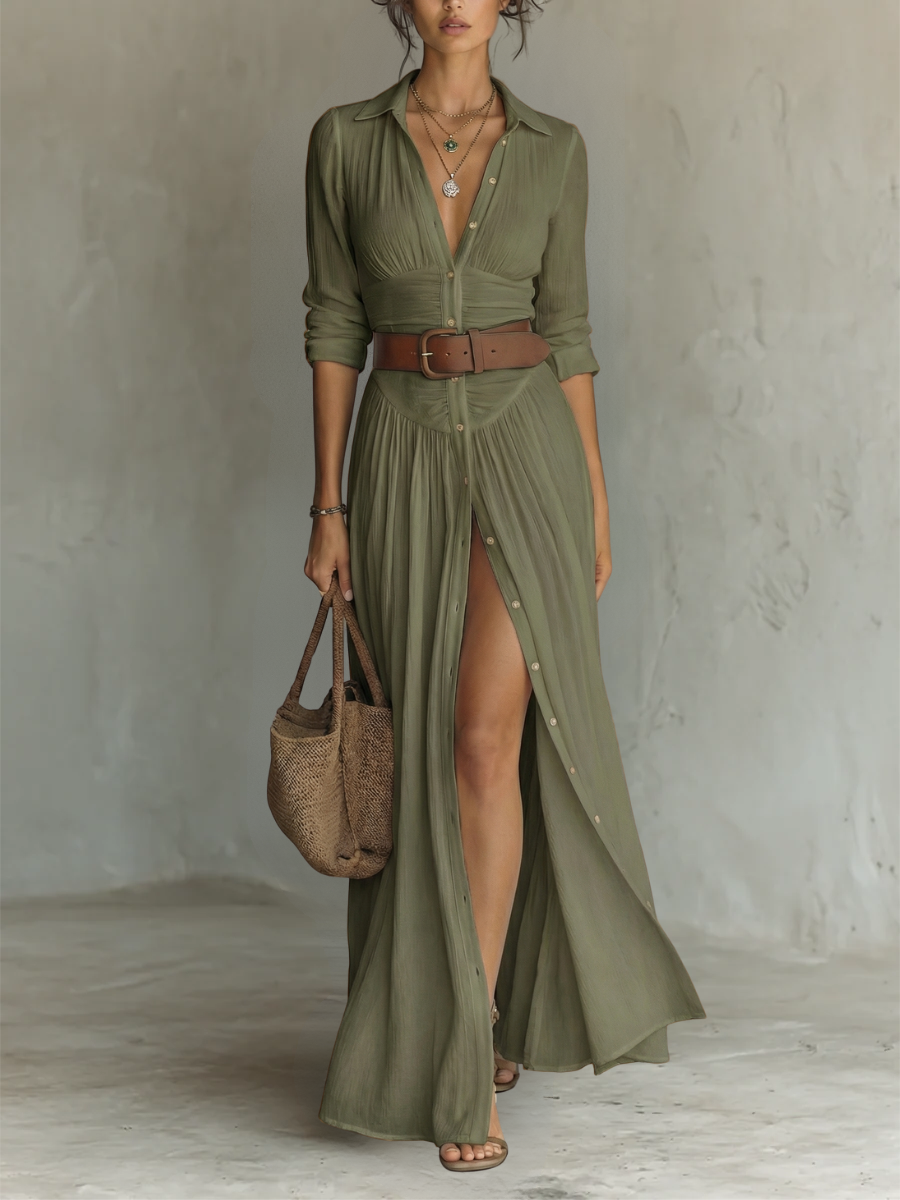Vestido largo maxi