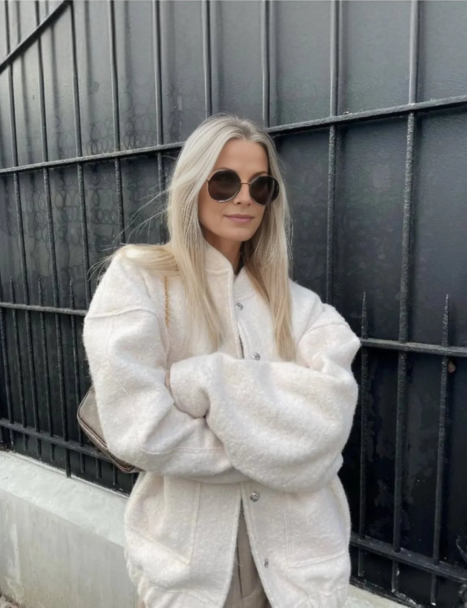 Chaqueta bomber oversize