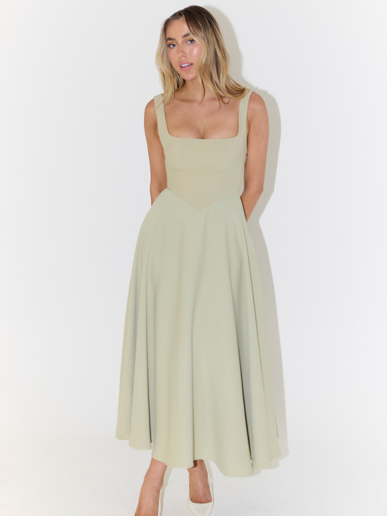 Vestido de falda Amplia
