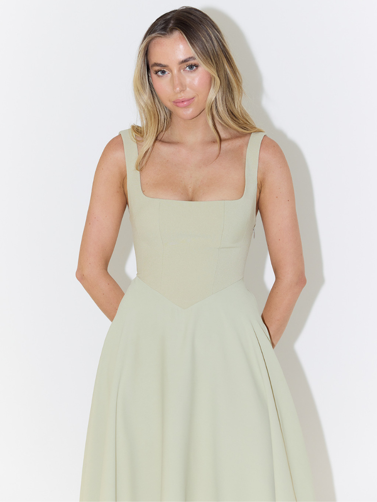Vestido de falda Amplia