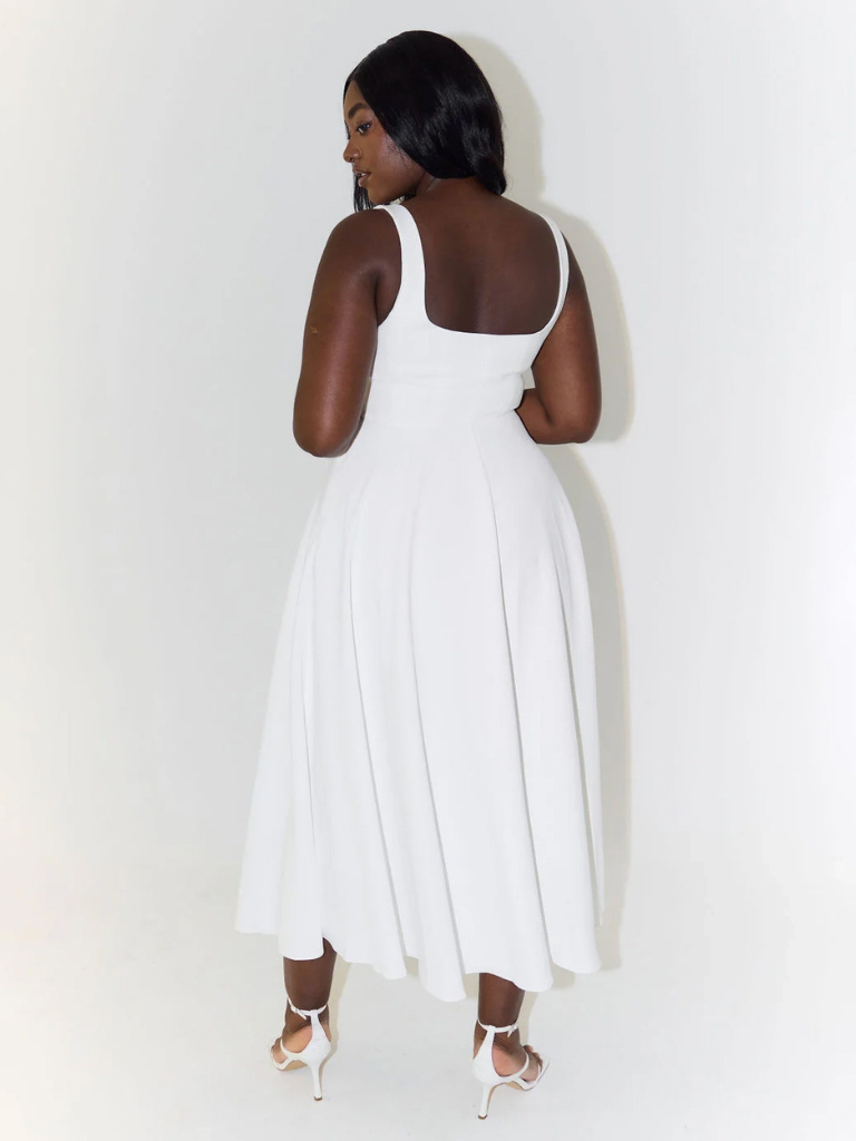 Vestido de falda Amplia