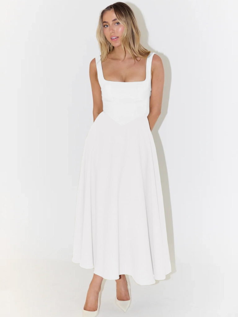 Vestido de falda Amplia