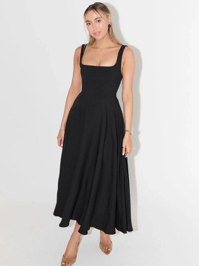 Vestido de falda Amplia