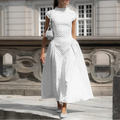 Vestido largo vintage de lunares