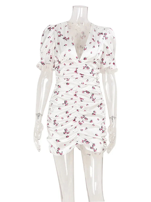 Vestido ajustado con estampado floral «Aurélie»