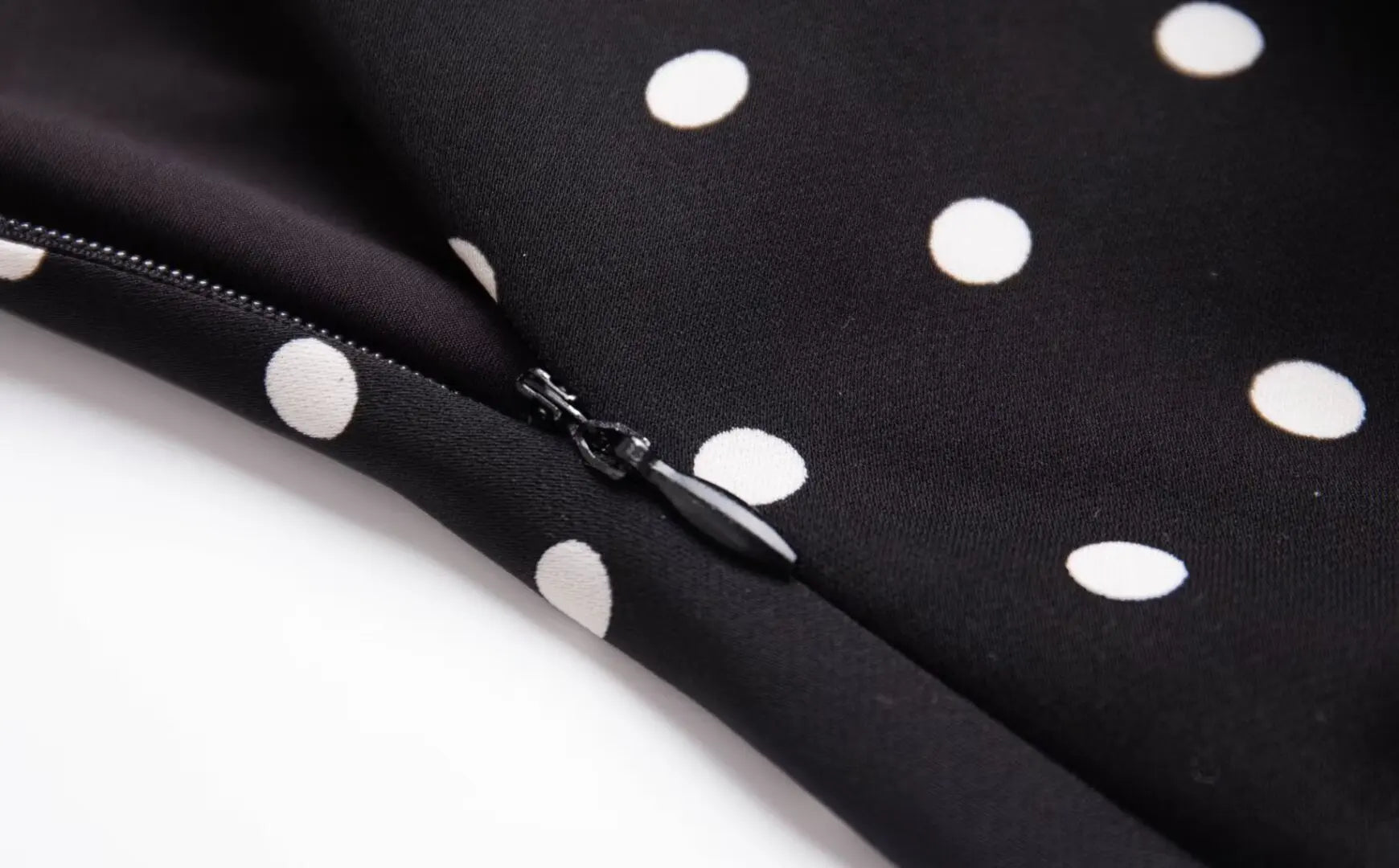 Vestido halter de lunares «Élodie»