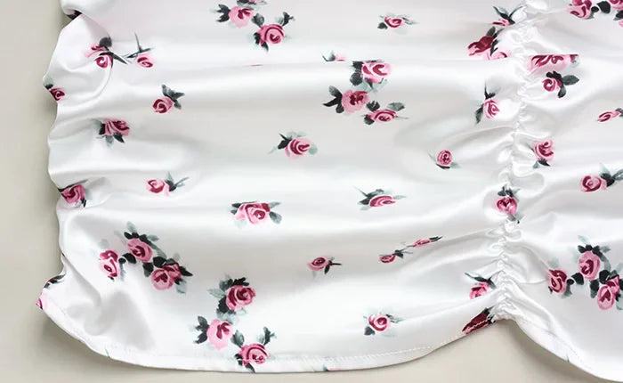 Vestido ajustado con estampado floral «Aurélie»