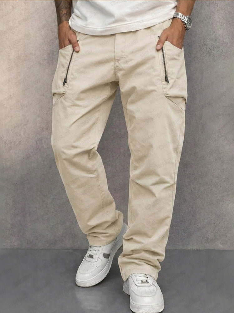 Pantalones cargo de algodón