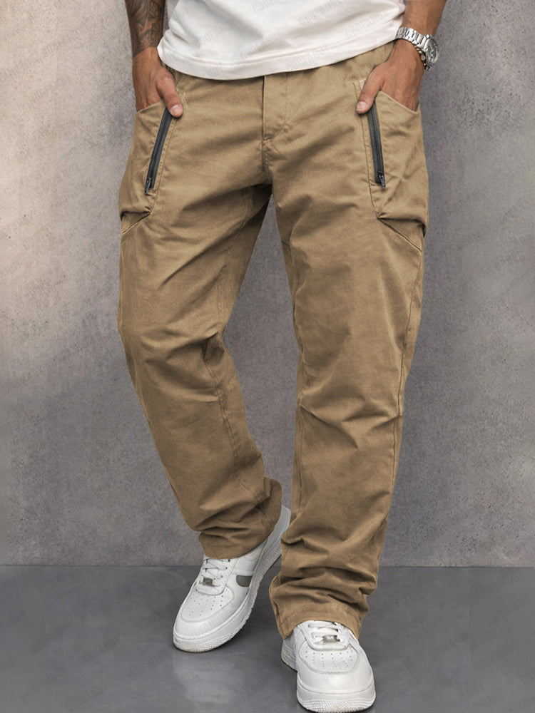 Pantalones cargo de algodón