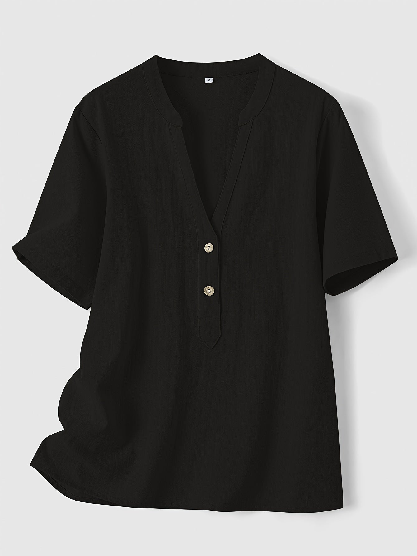 Elegante blusa con cuello en V