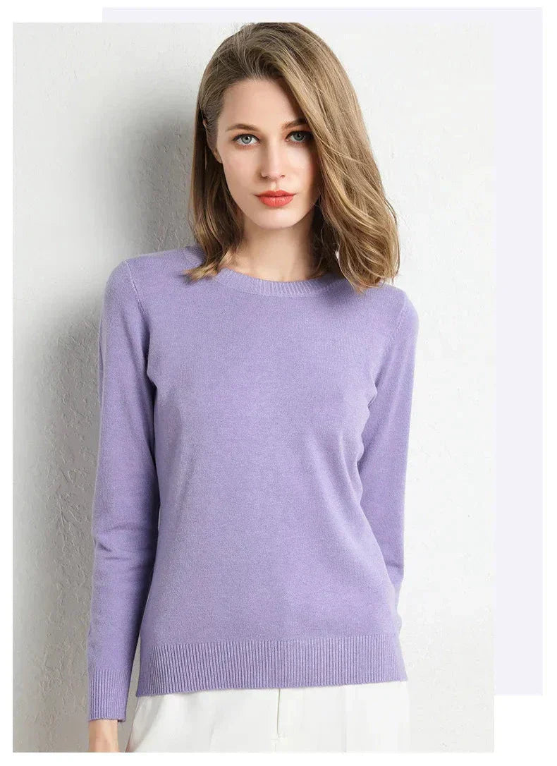 Jersey de lana sencillo