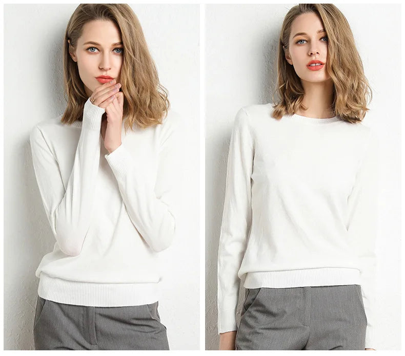 Jersey de lana sencillo