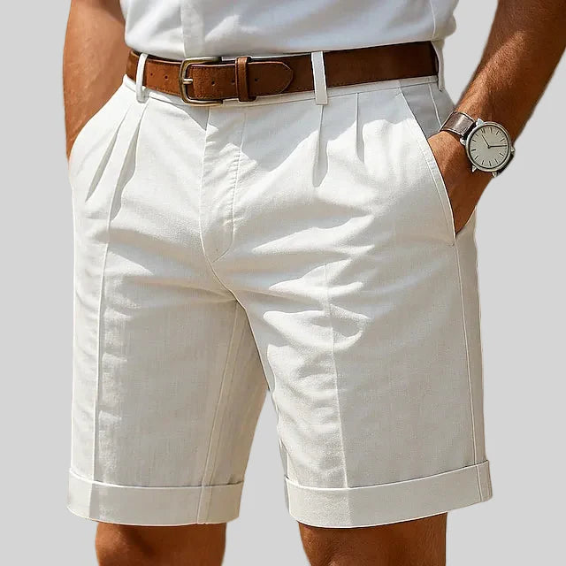 Bermudas de verano con pliegues