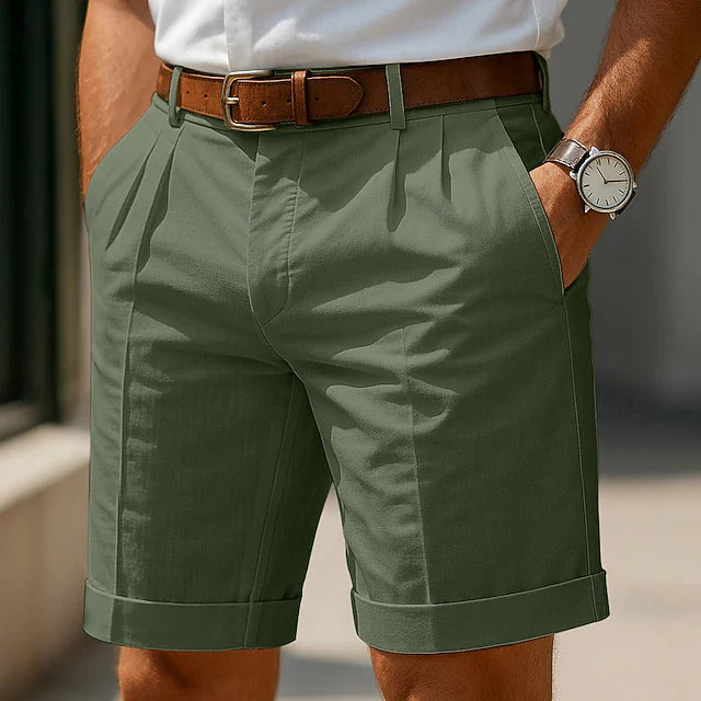 Bermudas de verano con pliegues